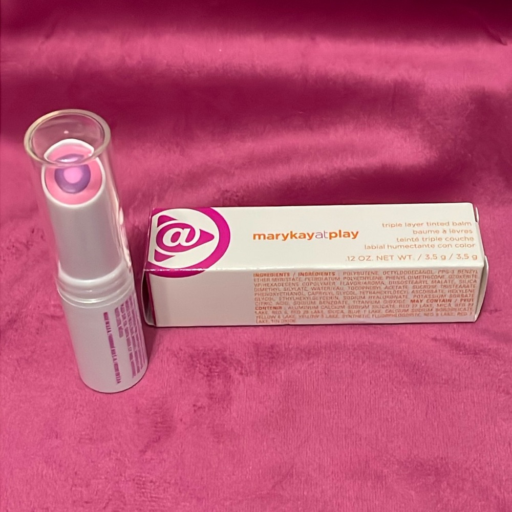 Mary Kay
At play 
Triple layer tinted balm
.12  oz.